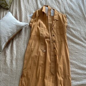 Rag & Bone Golden Button-Up Dress